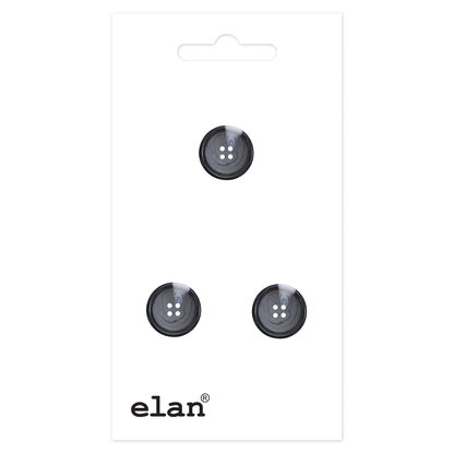 ELAN 4 Hole Button 20 mm (3/4 in), 3 Count