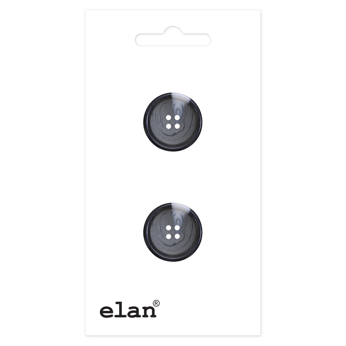 ELAN 4 Hole Button 28 mm (1 1/8 in), 2 Count
