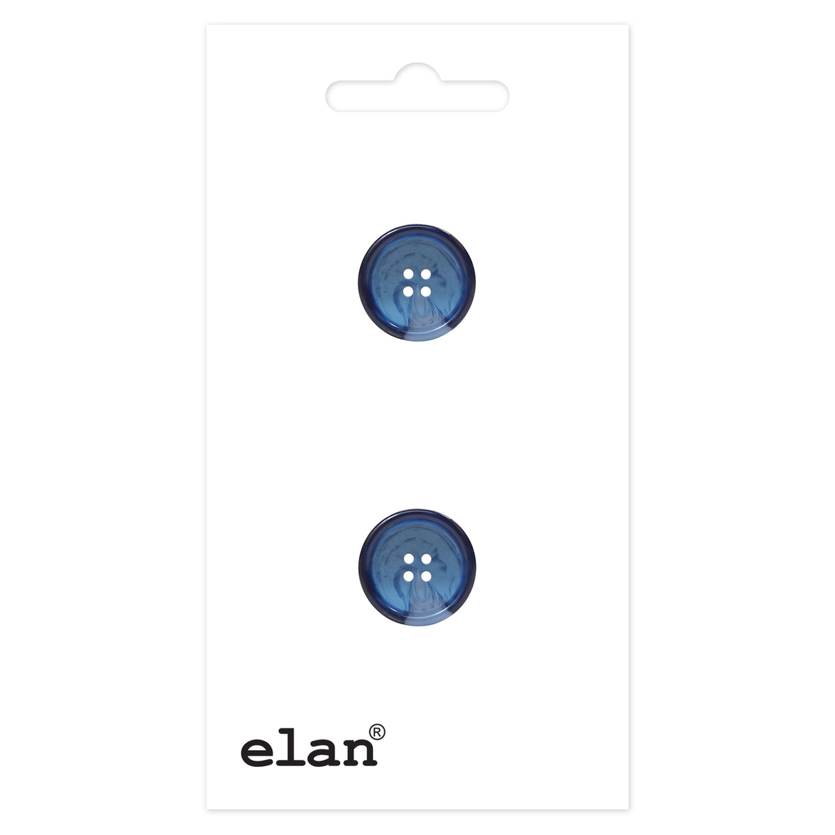 ELAN 4 Hole Button 23 mm (7/8 in), 3 Count