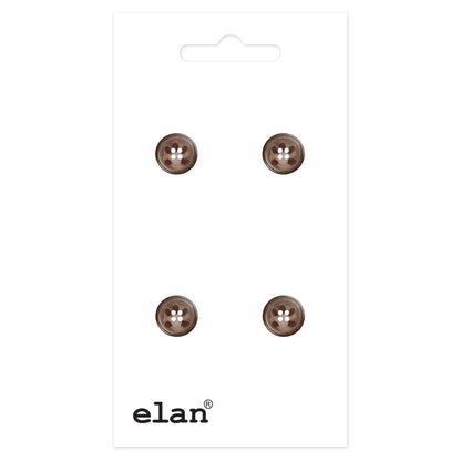 ELAN 4 Hole Button 15 mm (5/8 in), 4 Count