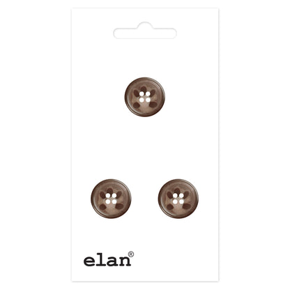 ELAN 4 Hole Button 23 mm (7/8 in), 3 Count