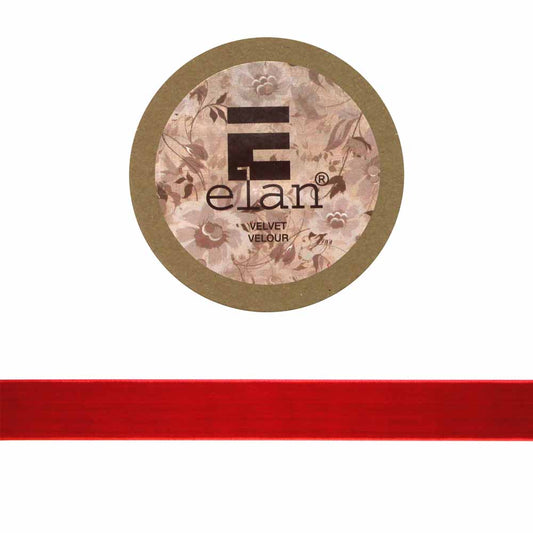 ELAN Velvet Ribbon 25mm x 2m - Red