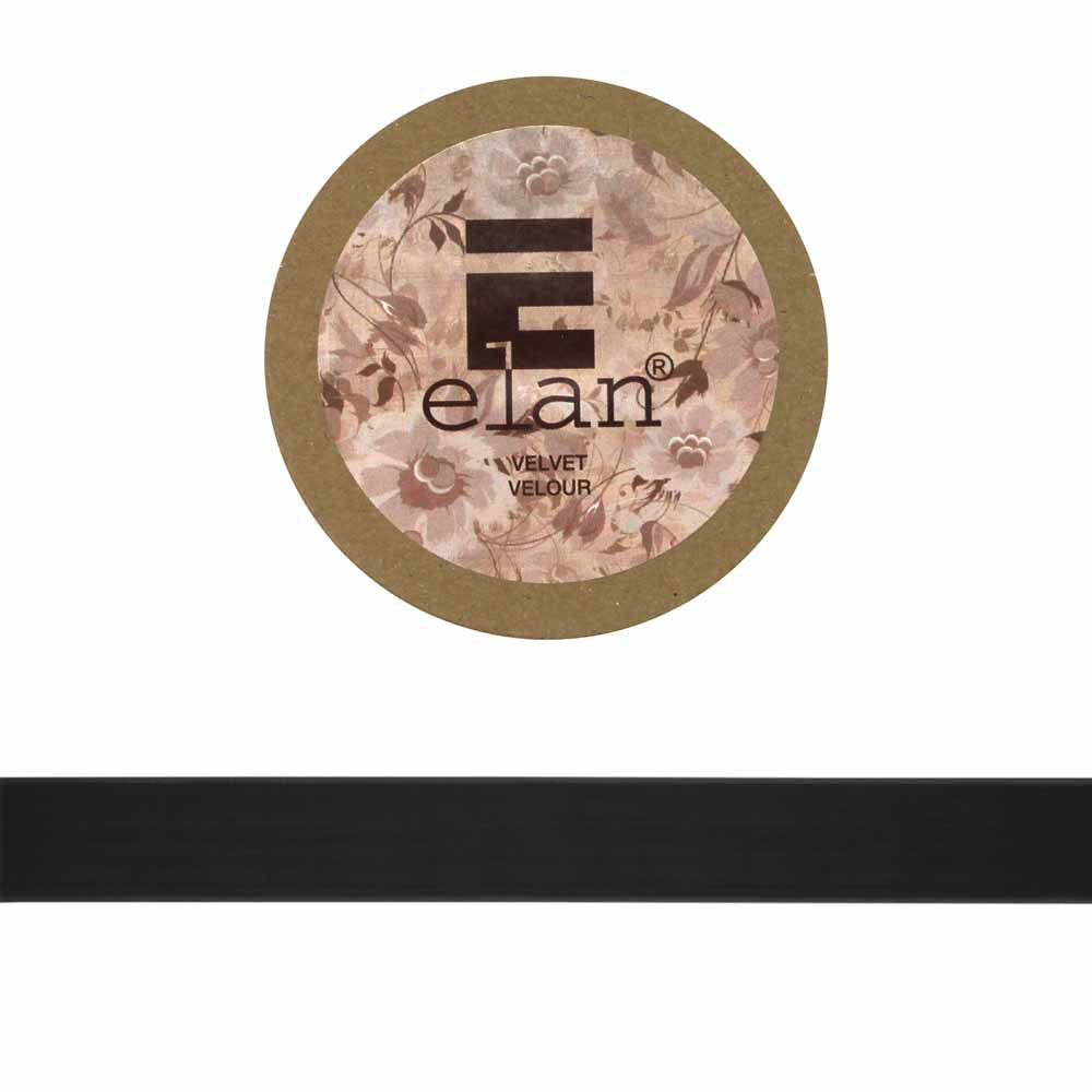 ELAN Velvet Ribbon 25mm x 2m - Black