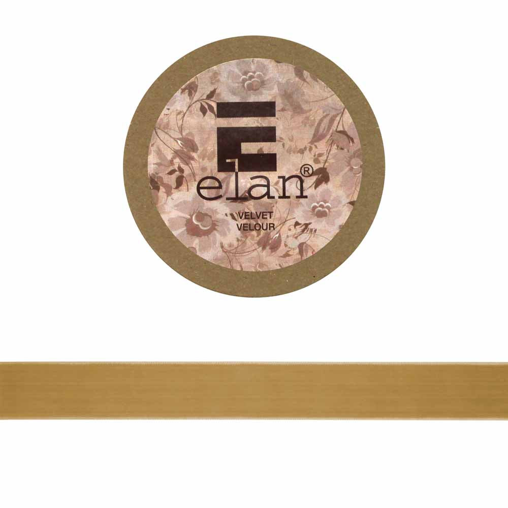 ELAN Velvet Ribbon 25mm x 2m - Gold