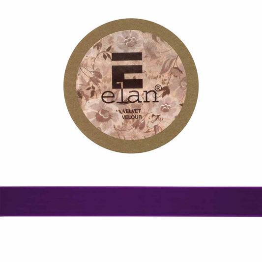 ELAN Velvet Ribbon 25mm x 2m - Purple