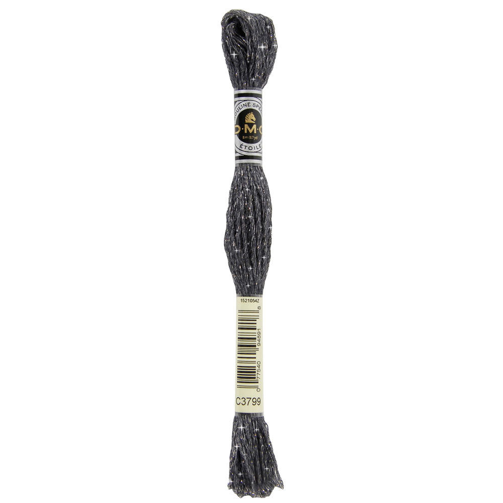 DMC Mouliné Étoile 6-Strand Floss 8 m - Very Dark Pewter Grey