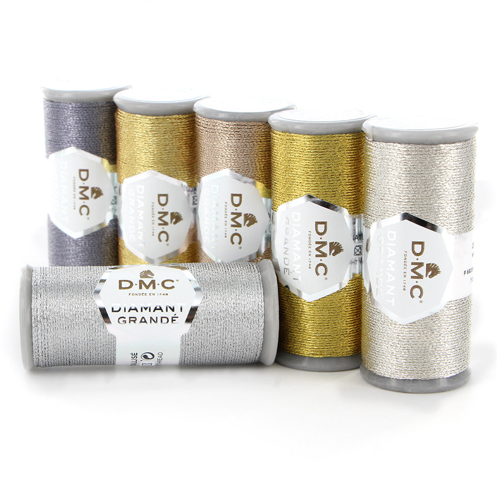 DMC Diamant Grandé Metallic Thread Non-Divisible 20 m Colour 225