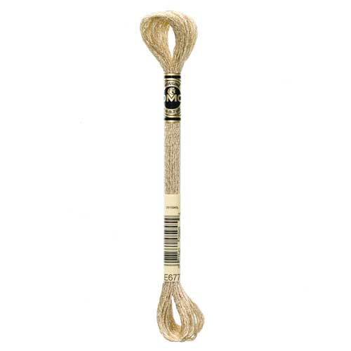 DMC Light Effects Metallic Embroidery Floss 8 m - E677