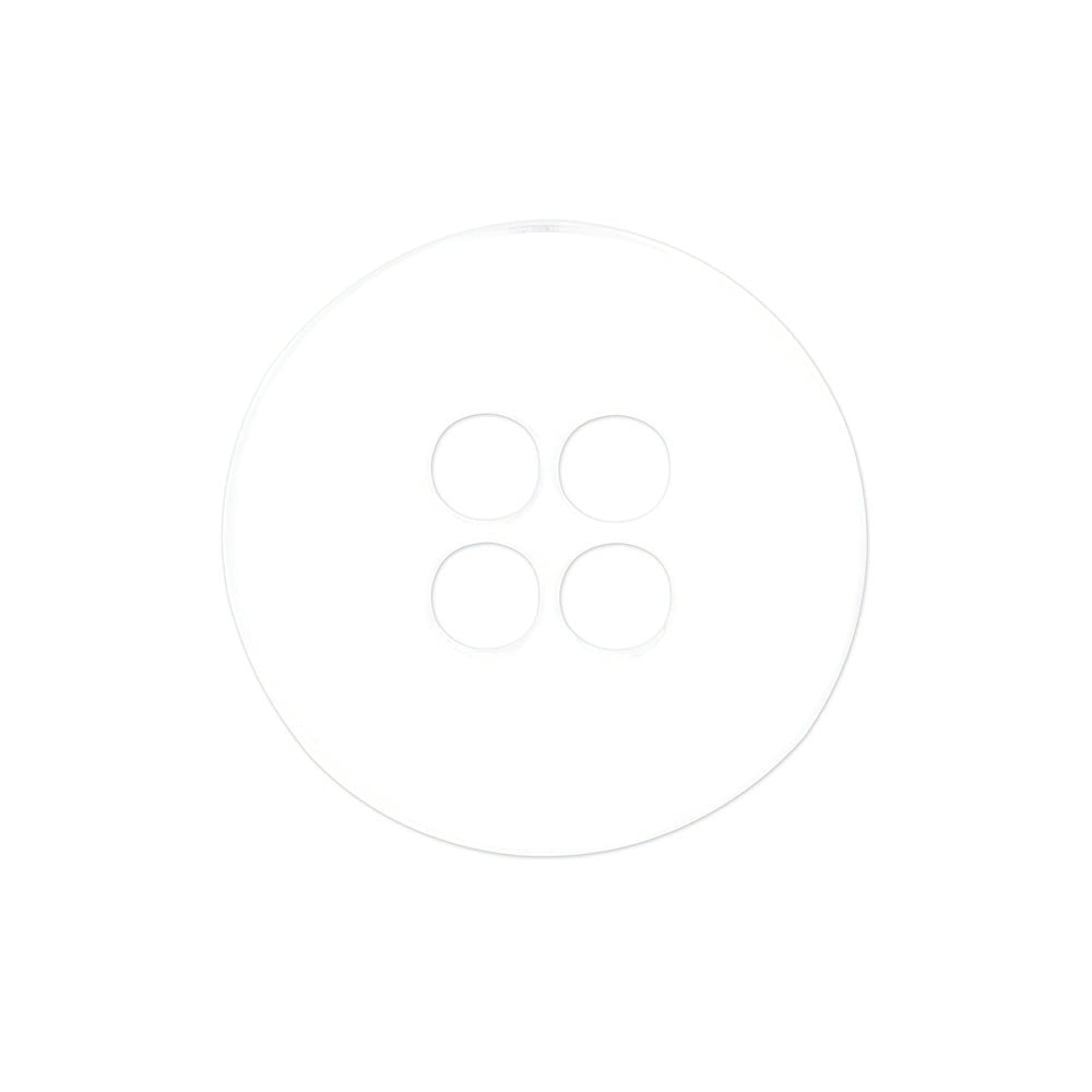 EMBASSY 4 Hole Button – 12 mm (½ in) – 5 pcs