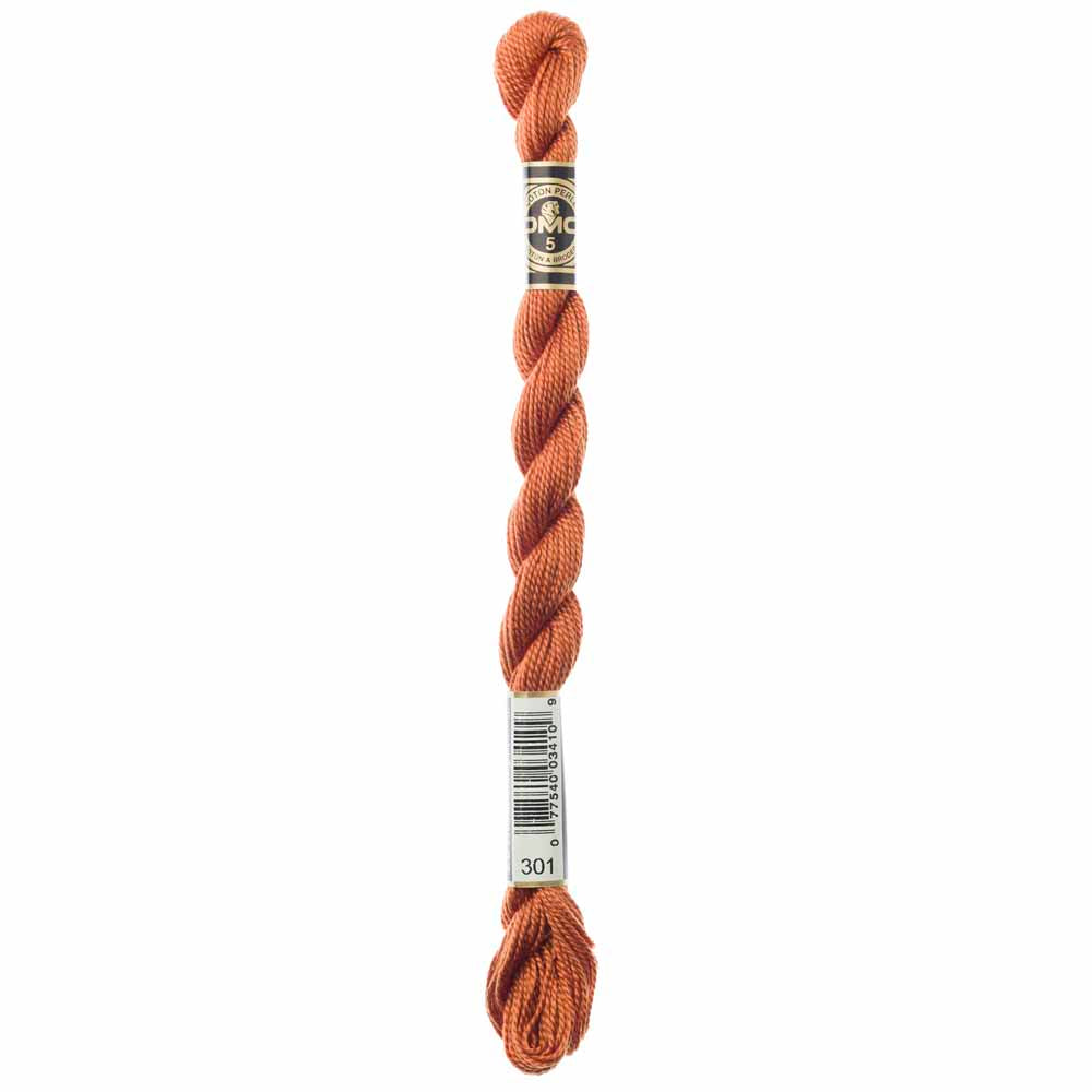 DMC non-divisible Pearl Cotton Size 5 thread, Colour 301