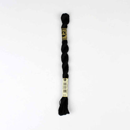 DMC Pearl Cotton Size 5 thread, Colour 310, 25 m (27.3 yd)