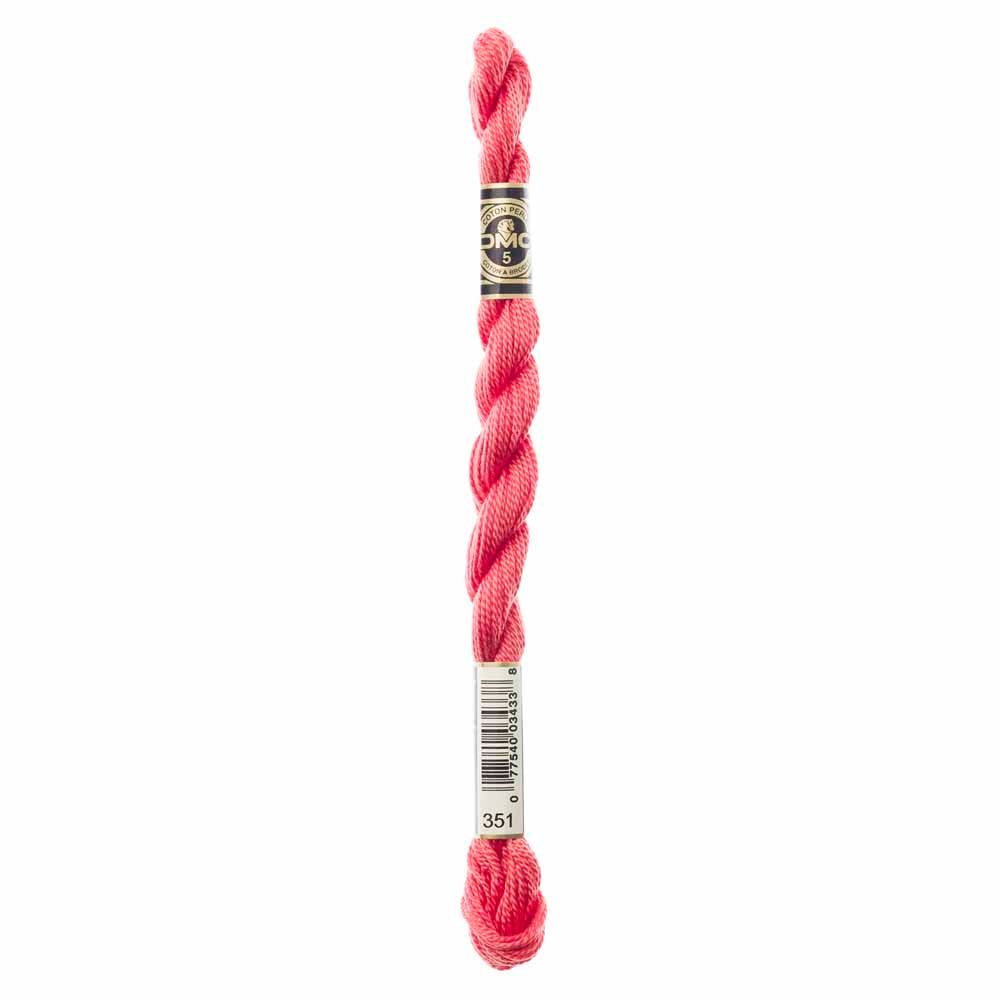 DMC Pearl Cotton Non-Divisible Thread Size 5 25 m (27 yd), Colour 351