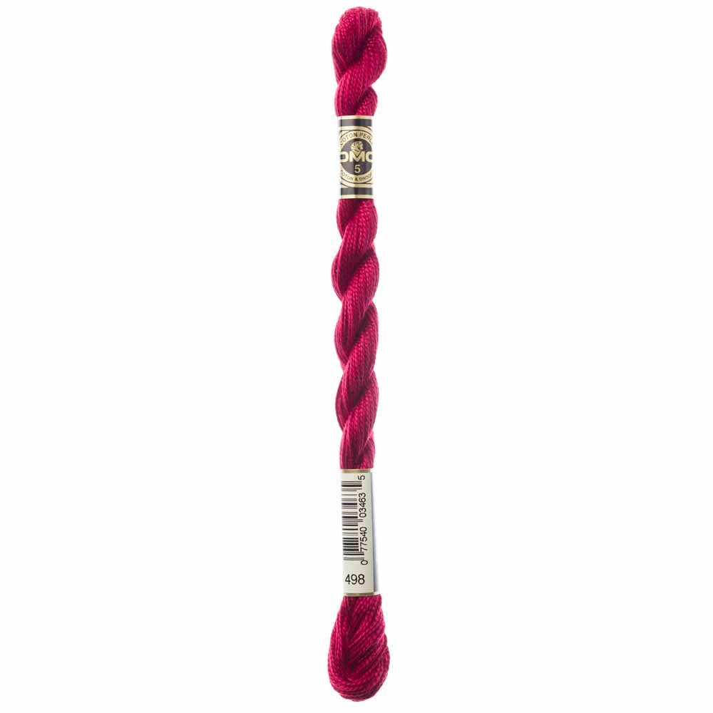 DMC Pearl Cotton Thread Mercerized Size 5 25 m (27 yd) Colour 498