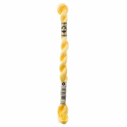 DMC Pearl Cotton Size 5 thread, Colour 727, 25 m (27.3 yd)