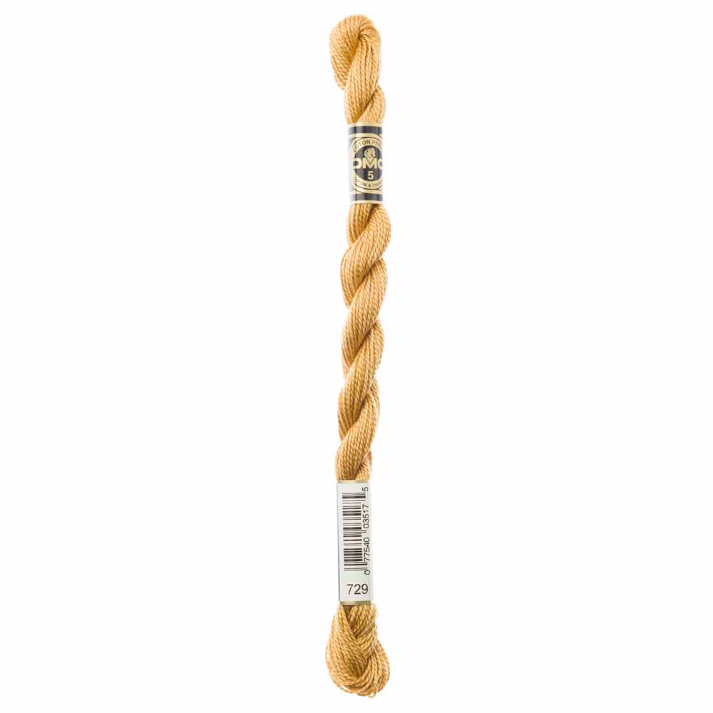 DMC Pearl Cotton Thread Size 5 27.3 Yd (25 m) Colour 729