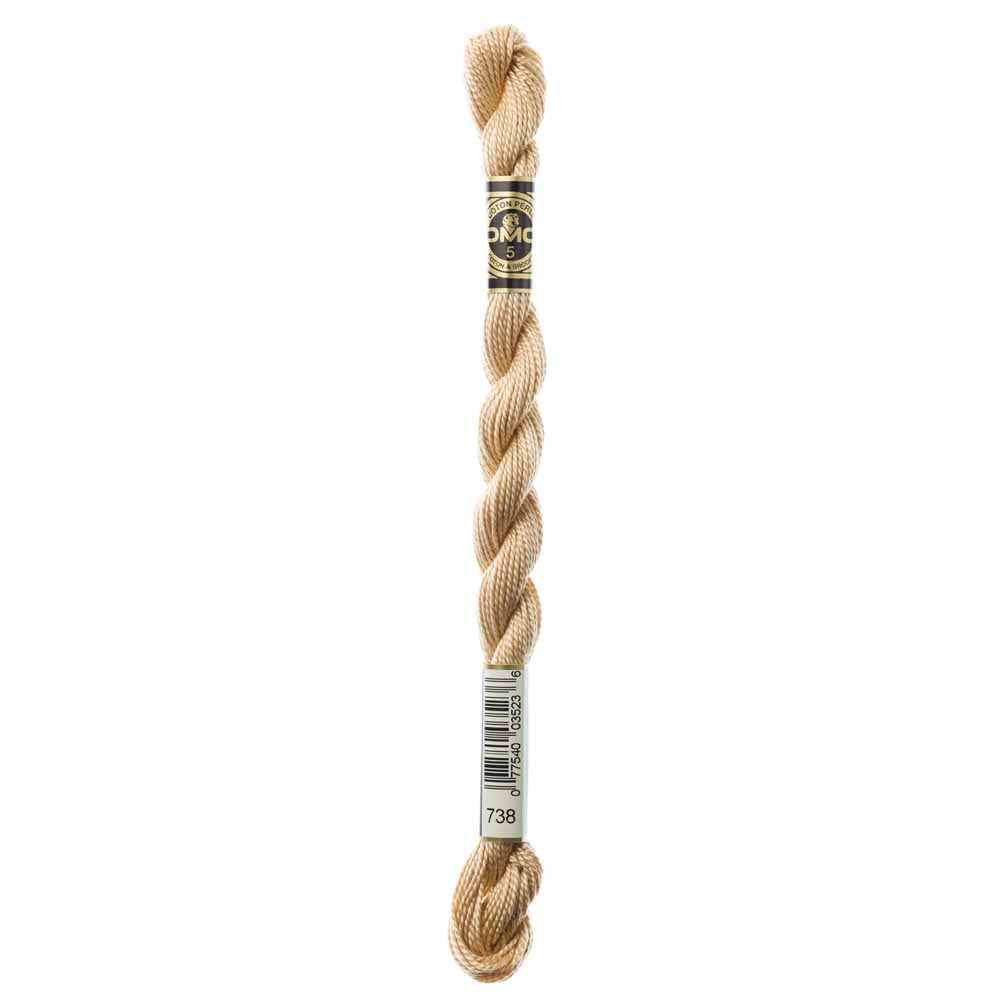 DMC Pearl Cotton Thread Size 5 27.3 Yd (25 m) Colour 738