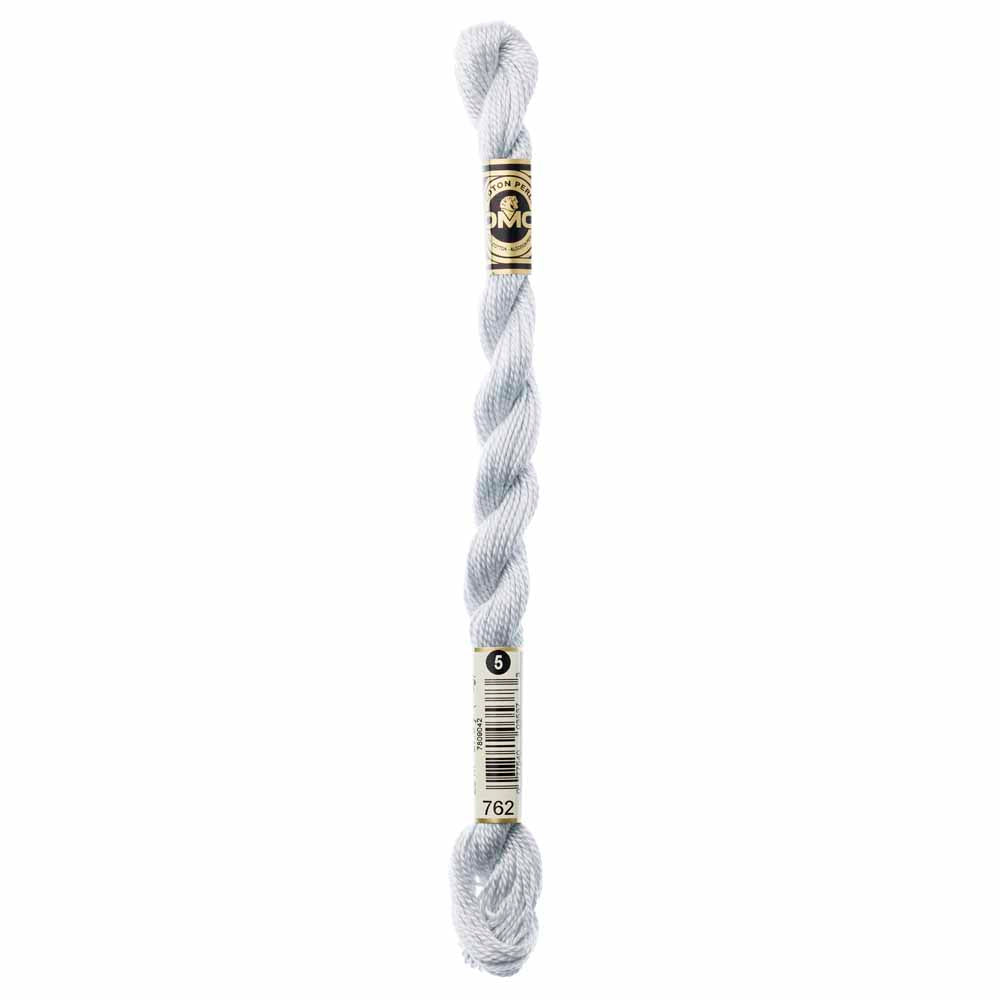 DMC Pearl Cotton Size 5 thread, Colour 762, 25 m (27 yd)
