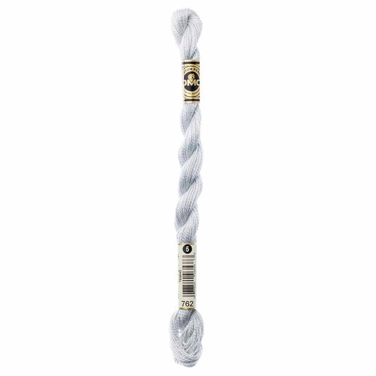 DMC Pearl Cotton Size 5 thread, Colour 762, 25 m (27 yd)