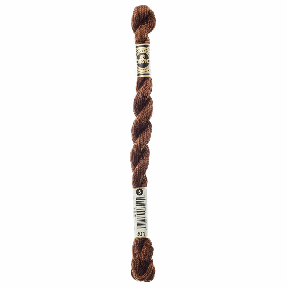 DMC Pearl Cotton Non-Divisible Thread Size 5 25 m (27 yd), Colour 801