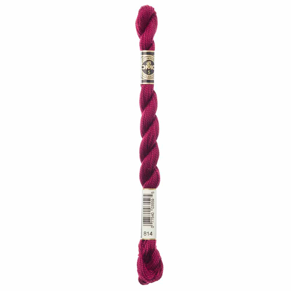 DMC Pearl Cotton Non-Divisible Thread Size 5 25 m (27 yd), Colour 814