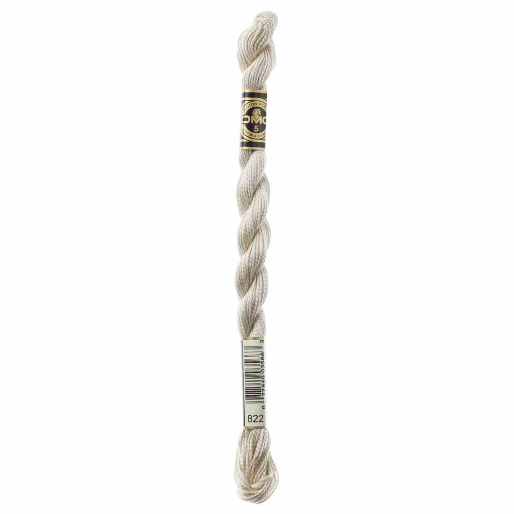 DMC Pearl Cotton Non-Divisible Thread Size 5 25 m (27 yd), Colour 822