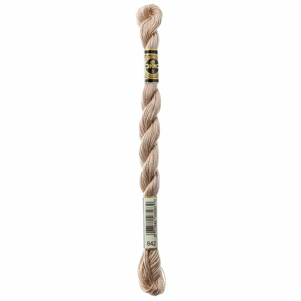 DMC Perle Cotton Thread Size 5 25 m, Colour 842
