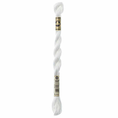 DMC #115-5 Pearl Cotton Size 5 Thread 25m - White