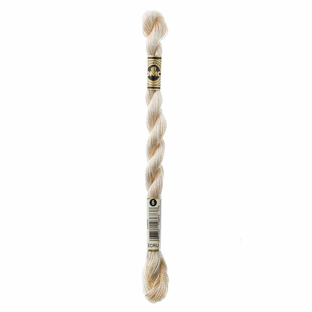 DMC #115-5 Pearl Cotton Size 5 Thread 25m - Ecru