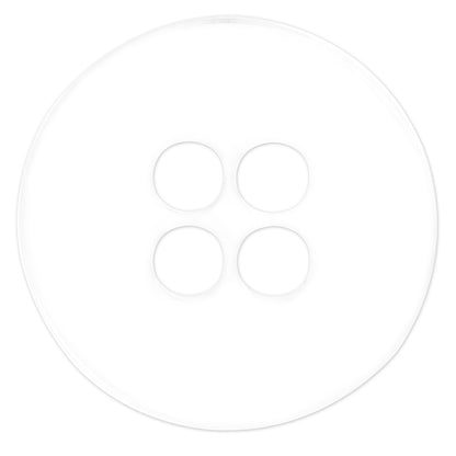 ELAN 4-Hole Button — 18 mm (¾") — 4 Count - unpackaged view