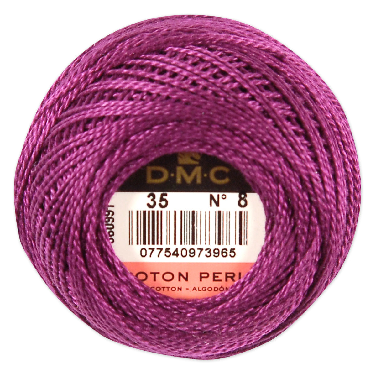 DMC #116-8 Pearl Cotton Size 8 Thread Ball - 35