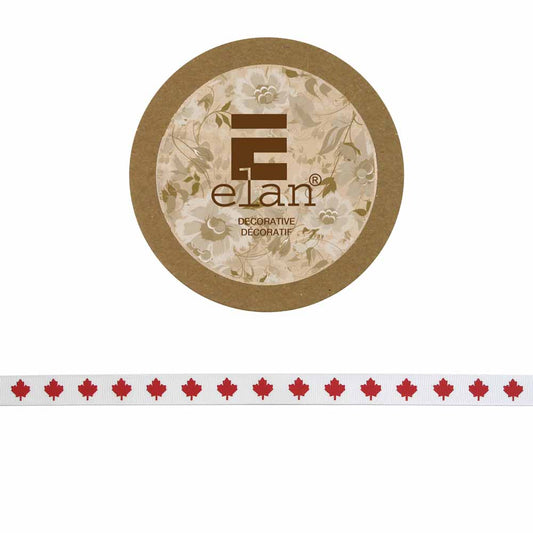 ELAN Canadian Flag Ribbon 16mm x 5m