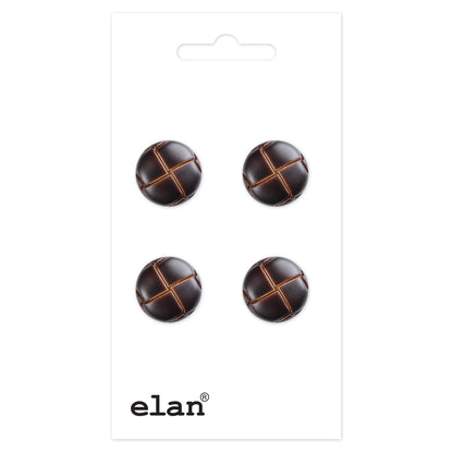 ELAN Shank Button, 15 mm (5/8in), 4 Pack