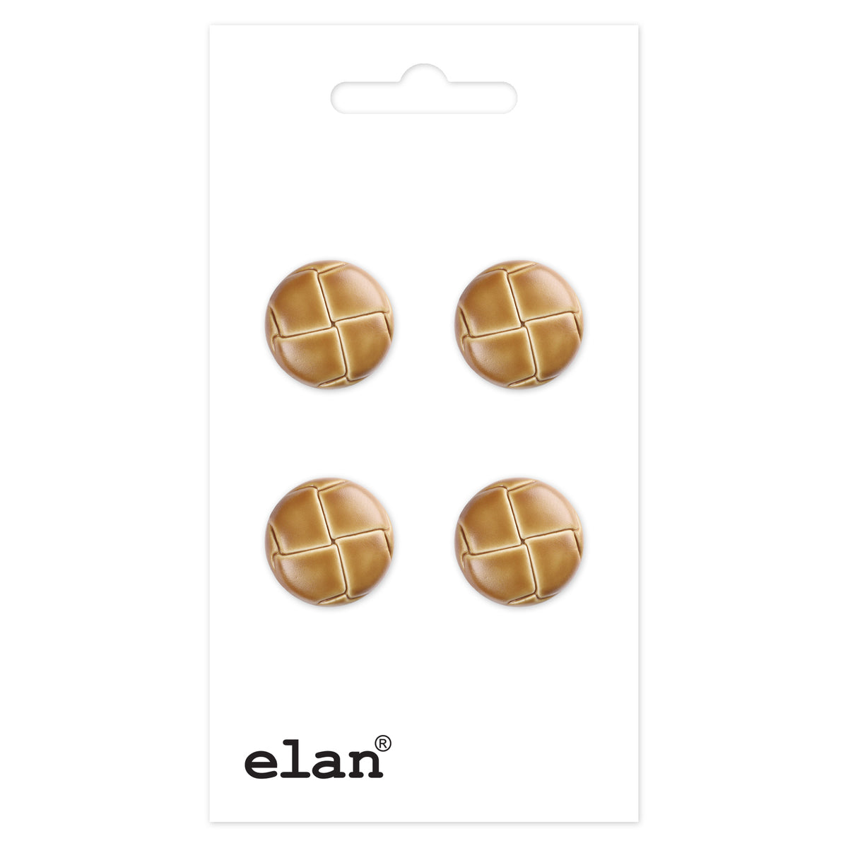 ELAN Shank Button, 15 mm (5/8in), 4 Pack