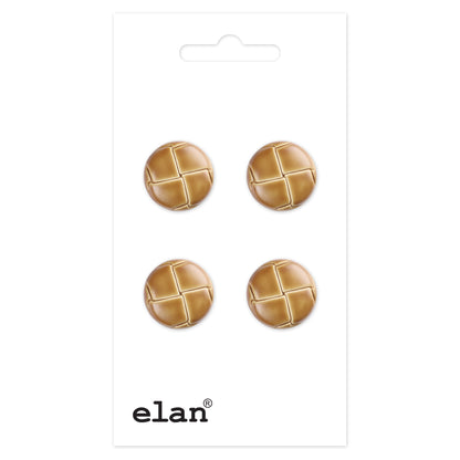 ELAN Shank Button, 15 mm (5/8in), 4 Pack