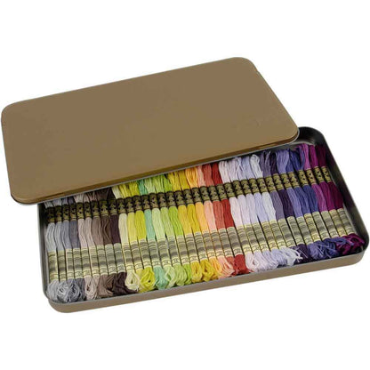 DMC Embroidery Floss Collector’S Tin, 35 New Colours, Matte Gold