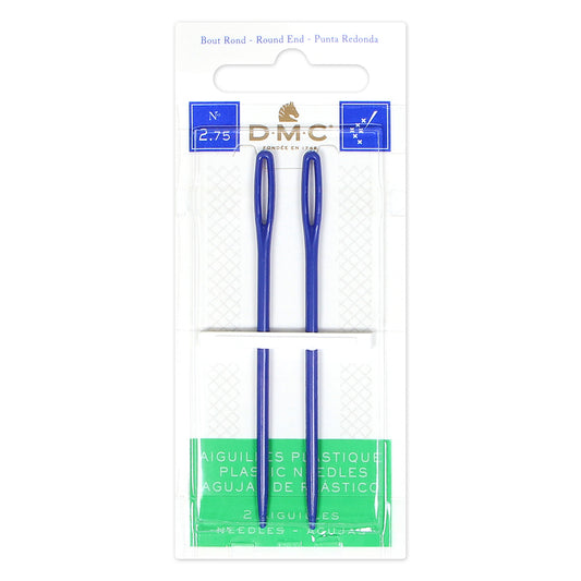 DMC Plastic Craft Needles, Size 2¾, 2 Pack, 67 mm