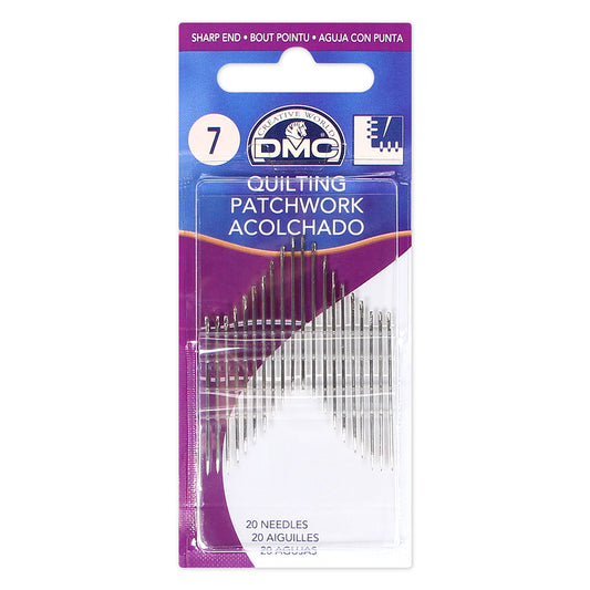DMC Quilting Needles, Size 7, Nickel-Plated Steel
