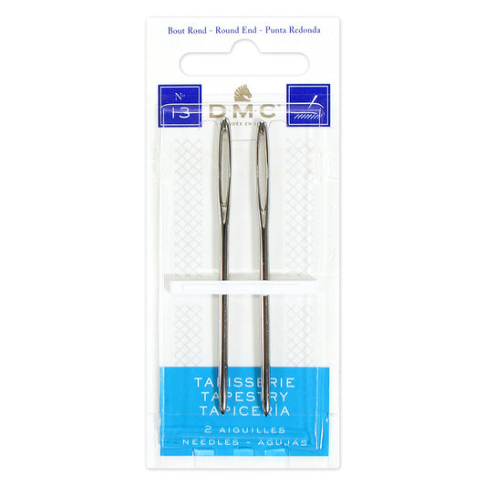 DMC Tapestry Needles, Size 13, 6 Pack, Nickel-Plated Steel