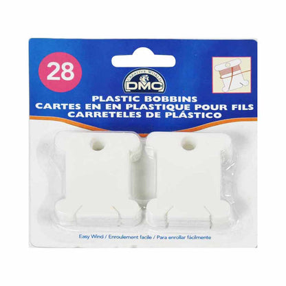 DMC Plastic Floss Bobbins 28 Pack