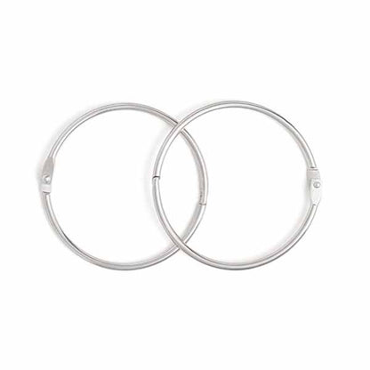 DMC Metal Craft Rings Hinged 2.5 In 2 Pack