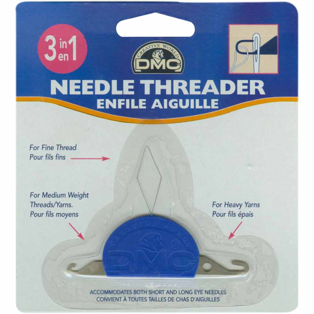DMC 3-in-1 Needle Threader Hooks + Wire 1 Pc