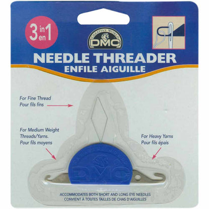 DMC 3-in-1 Needle Threader Hooks + Wire 1 Pc