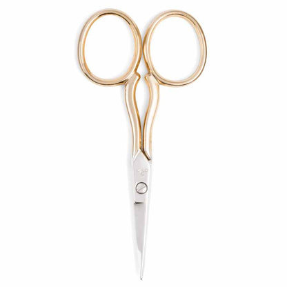 DMC Italian Embroidery Scissors Gold Handles 3.75 In 1 Pc