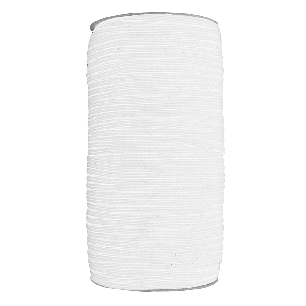 UNIQUE Braided Elastic Roll 3mm x 320m White