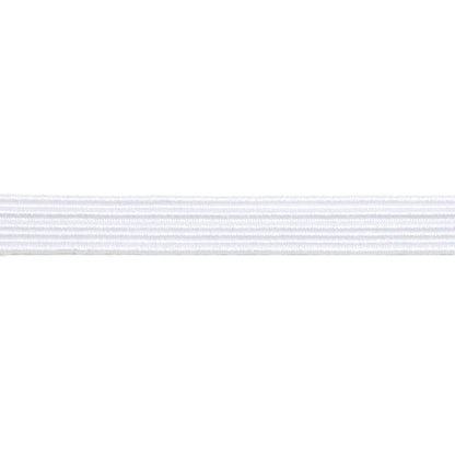 UNIQUE Braided Elastic Roll 6mm x 200m White