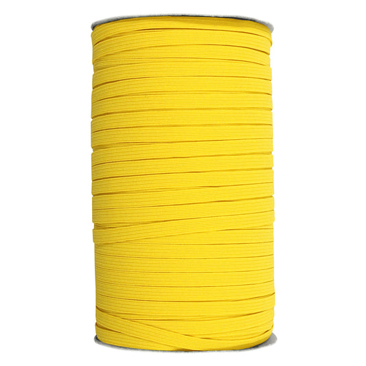 UNIQUE Braided Elastic Roll 6mm x 130m Canary