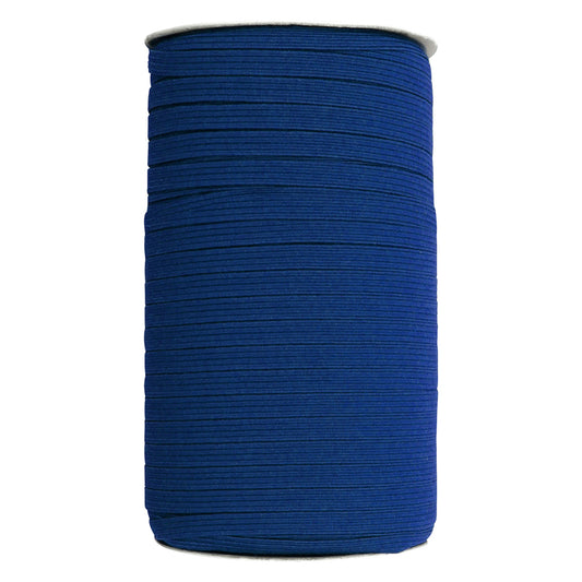 UNIQUE Braided Elastic 6mm (1/4") × 130m Roll - Royal Blue