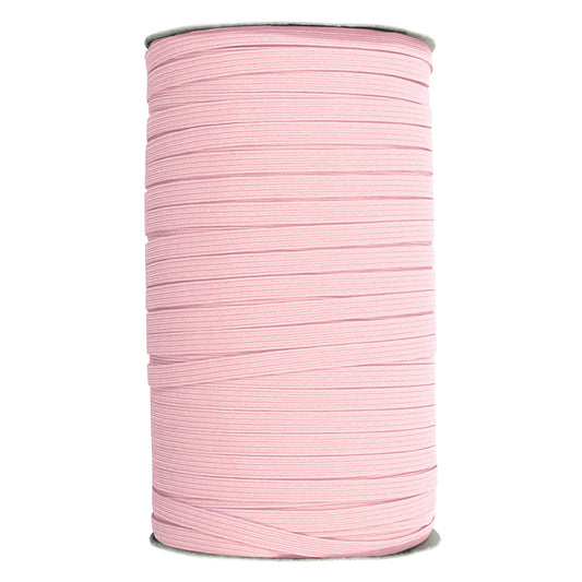 UNIQUE Braided Elastic 6mm (1/4") × 130m Roll - Light Blue