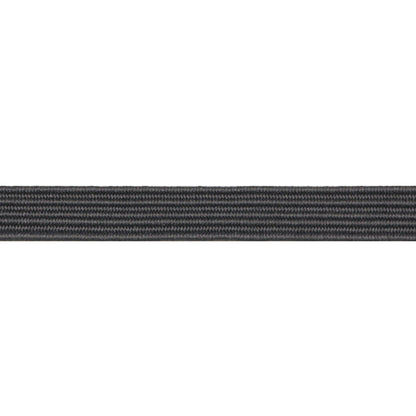 UNIQUE Braided Elastic 6mm (1/4") × 180m Roll - Black