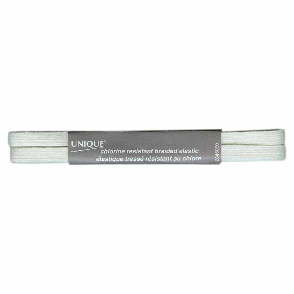 UNIQUE Chlorine‑Resistant Braided Elastic – 6mm x 2.7m – Natural